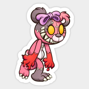 Evil teddy bear Sticker